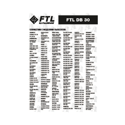 Мешок-пылесборник FTL DB 30 (комплект 5 шт.) по ценам производителя в Москве с доставкой по всей России