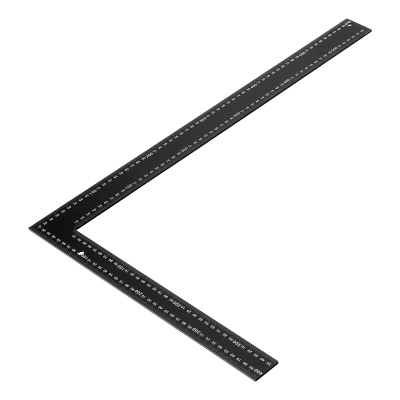 Угольник, 400 х 600 мм, алюминиевый, лазерная гравировка Denzel по ценам производителя в Москве с доставкой по всей России