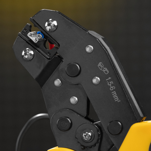 Клещи для обжима неизолированных наконечников НК и НВ, разъемов РП, 1,5 - 6 мм2 Denzel по ценам производителя в Москве с доставкой по всей России