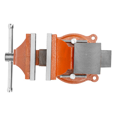 Тиски слесарные, 100 мм, поворотные, с наковальней Sparta по ценам производителя в Москве с доставкой по всей России