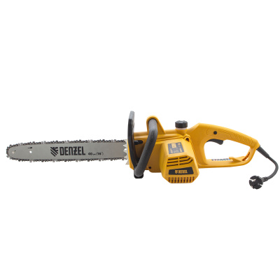 Пила цепная электрическая EDS-2000P, 2 кВт,поперечная, шина 40 см, шаг 3/8, паз 1.3 мм, 57 звеньев Denzel по ценам производителя в Москве с доставкой по всей России