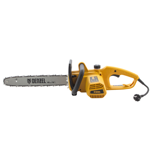 Пила цепная электрическая EDS-2000P, 2 кВт,поперечная, шина 40 см, шаг 3/8, паз 1.3 мм, 57 звеньев Denzel по ценам производителя в Москве с доставкой по всей России