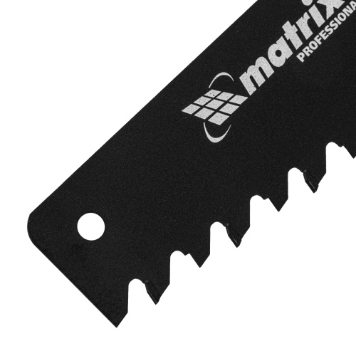 Ножовка по пенобетону, 500 мм, защитное покрытие, твердосплавные напайки на зубья, двухкомпонентная рукоятка Matrix по ценам производителя в Москве с доставкой по всей России