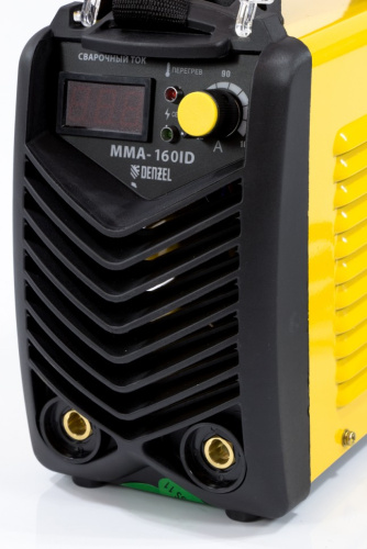 Аппарат инверторный дуговой сварки ММА-160ID, 160 А, ПВР 60%, диаметр электрода 1.6-3.2 мм, провод 2 м Denzel по ценам производителя в Москве с доставкой по всей России