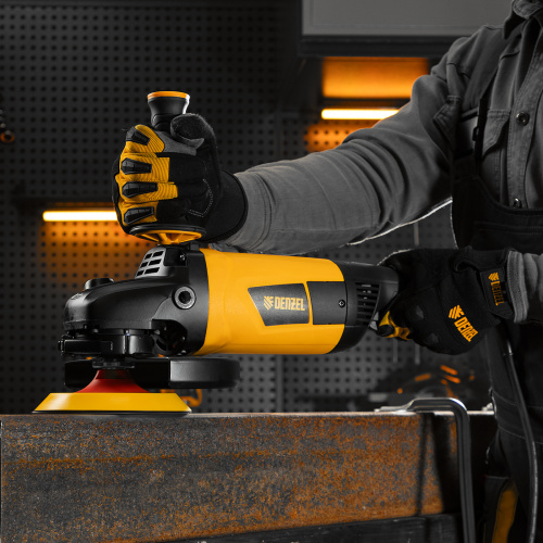 Машина шлифовальная угловая AG230-2600, 2600 Вт, 230 мм, 6000 об/мин Denzel по ценам производителя в Москве с доставкой по всей России