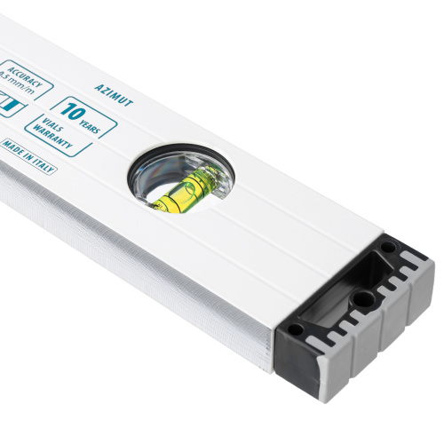 Уровень алюминиевый, 1000 мм, усиленный, рукоятки, фрезерованный, 3 глазка, магнитный Gross по ценам производителя в Москве с доставкой по всей России