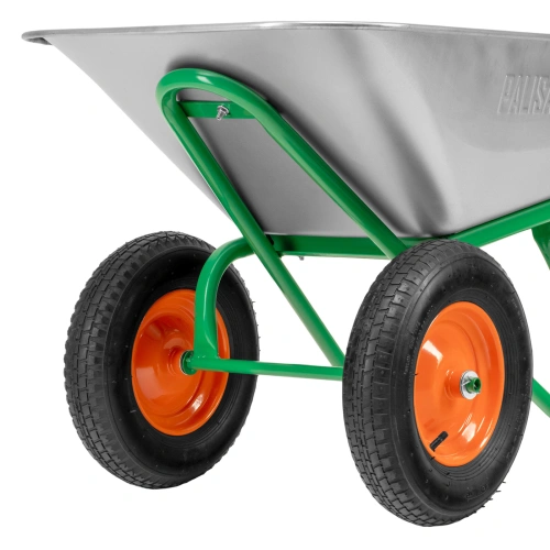 Тачка садово-строительная, 2-х колесная, усиленная, грузоподъемность 320 кг, объем 100 л Palisad по ценам производителя в Москве с доставкой по всей России