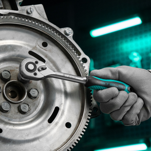 Набор торцевых головок с трещоткой, 1/4"и 3/8", 44 предмета Stels по ценам производителя в Москве с доставкой по всей России