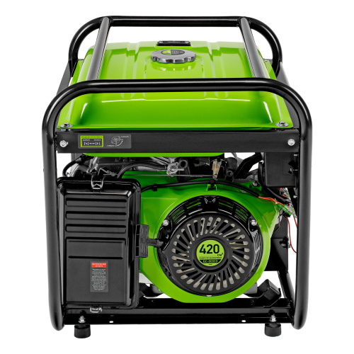 Генератор бензиновый БС-8000Э, 6,6 кВт, 230В, четырехтактный, 25 л, электростартер Сибртех по ценам производителя в Москве с доставкой по всей России