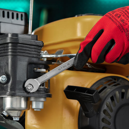 Ключ комбинированный, 11 мм, CrV, матовый хром Stels по ценам производителя в Москве с доставкой по всей России