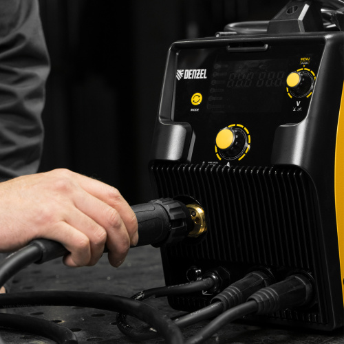 Аппарат инвертор. полуавтомат. cварки IMIG-205SDR, 200 А, ПВ 60%, катушка 5 кг Denzel по ценам производителя в Москве с доставкой по всей России