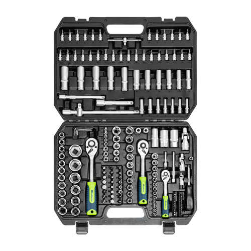 Набор инструментов, 1/2", 3/8", 1/4", пластиковый кейс 172 предм. Сибртех по ценам производителя в Москве с доставкой по всей России