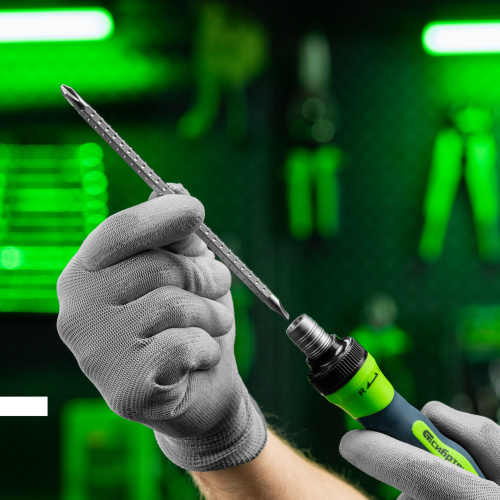 Отвертка реверсивная комбинированная PH2/SL6, CrV Сибртех по ценам производителя в Москве с доставкой по всей России