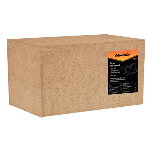 Тиски слесарные, 150 мм, поворотные, с наковальней Sparta по ценам производителя в Москве с доставкой по всей России