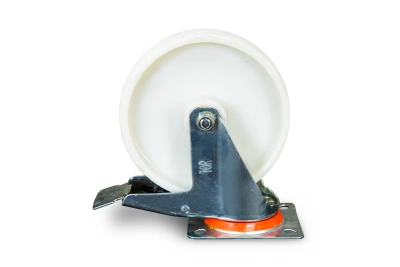 Колесо поворотное полипропилен SRCnb 80 200 мм с тормозом (N) купить в Москве с доставкой по всей России | ProtosMarket.ru