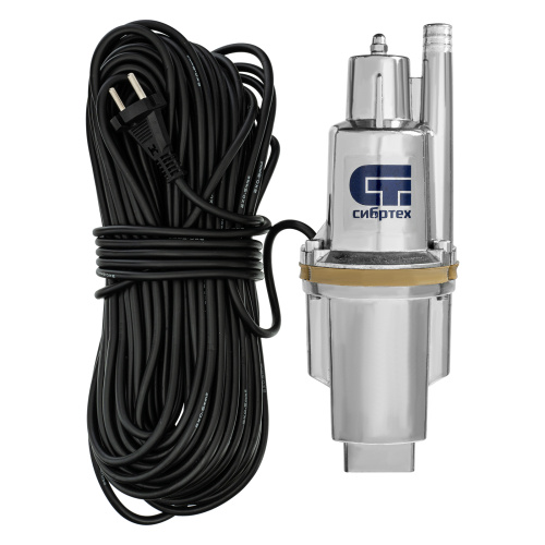 Вибрационный насос СВН300-40, верхний забор, 300 Вт, напор 75 м, 1200 л/ч, кабель 40 м Сибртех по ценам производителя в Москве с доставкой по всей России