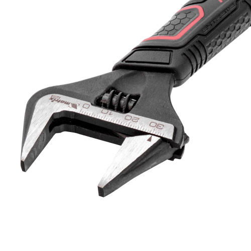 Ключ разводной, тонкие губки, фосфатированный, двухкомпонентная рукоятка, 300 мм, PRO Matrix по ценам производителя в Москве с доставкой по всей России