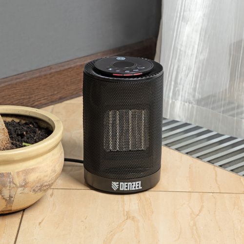 Тепловентилятор электрический керамический DTFC-1200, 3 режима, вентилятор, нагрев 600/1200 Вт Denzel купить в Москве с доставкой по всей России | ProtosMarket.ru