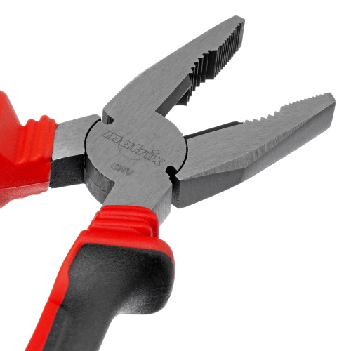 Плоскогубцы комбинированные, 200 мм, хром-ванадий, двухкомпонентные рукоятки Matrix по ценам производителя в Москве с доставкой по всей России