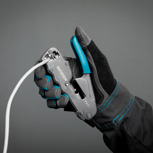 Клещи для обжима телефонных и компьютерных клемм RJ45, 8P и RJ11/12, 6P, компактный размер, CAT5 Gross по ценам производителя в Москве с доставкой по всей России