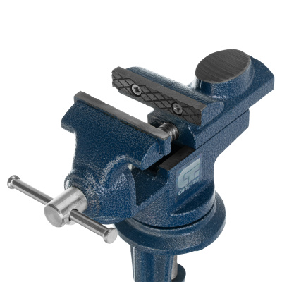 Тиски слесарные, настольные, поворотные, ширина рабочих губок 50 мм, наковальня Сибртех по ценам производителя в Москве с доставкой по всей России