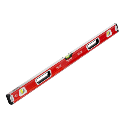 Уровень алюминиевый, магнит, фрезерованный, 3 глазка (1 зеркальный) двухкомпонентные рукоятки, 1000 мм Matrix по ценам производителя в Москве с доставкой по всей России