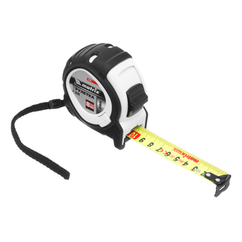 Рулетка Neon,8 м x 25 мм,обрезиненный корпус,3 фиксации,Pro Matrix по ценам производителя в Москве с доставкой по всей России