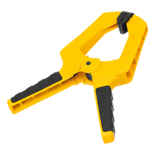 Струбцина клещеобразная, усиленная 100 х 80 мм, двухкомпонентные рукоятки Denzel по ценам производителя в Москве с доставкой по всей России