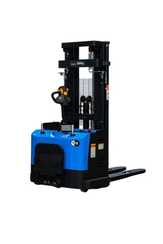 Штабелер самоходный 2,0 т 6,2 м TOR ES20T4 24/210 В/Ач ЭУР, Curtis, H-мачта (с платформой) по ценам производителя в Москве с доставкой по всей России