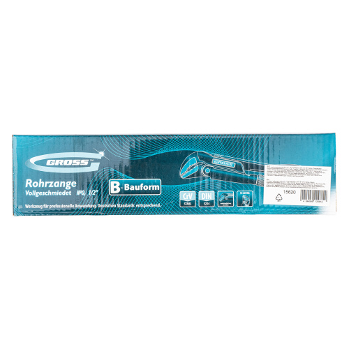 Ключ трубчатый рычажный 0.5, №0, цельнокованый, CrV, тип "B" Gross по ценам производителя в Москве с доставкой по всей России