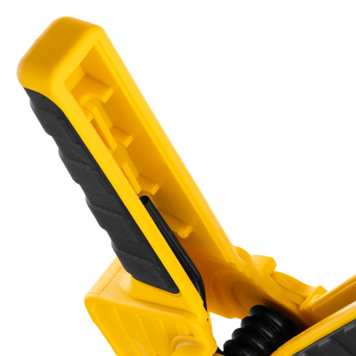 Струбцина клещеобразная, удлиненная 75 х 110 мм двухкомпонентные рукоятки Denzel по ценам производителя в Москве с доставкой по всей России