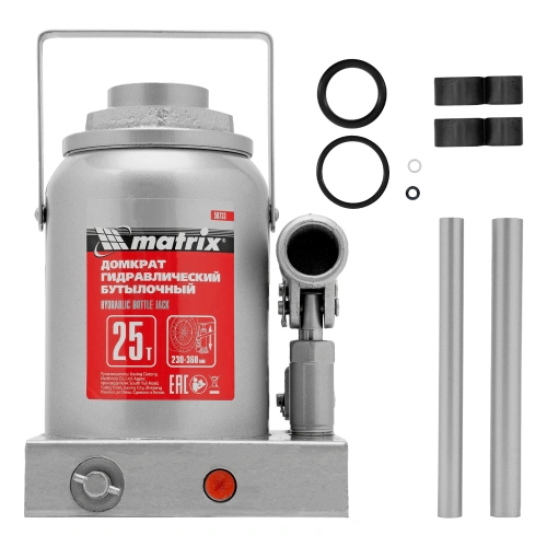 Домкрат гидравлический бутылочный, 25 т, высота подъема 230-360 мм Matrix по ценам производителя в Москве с доставкой по всей России