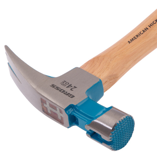 Молоток-гвоздодер, 680 г, угол 75, магнит, обрезиненная рукоятка AMERICAN HICKORY GROSS по ценам производителя в Москве с доставкой по всей России