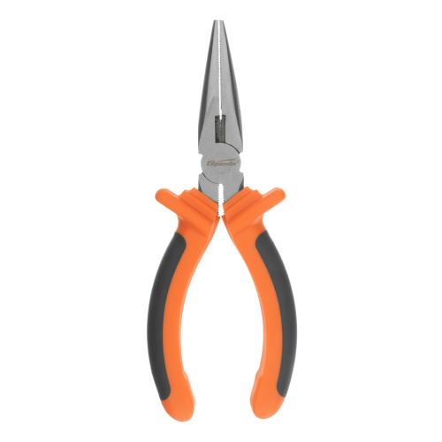Длинногубцы прямые Comfort, 160 мм ,шлифованные, двухкомпонентные рукоятки Sparta по ценам производителя в Москве с доставкой по всей России