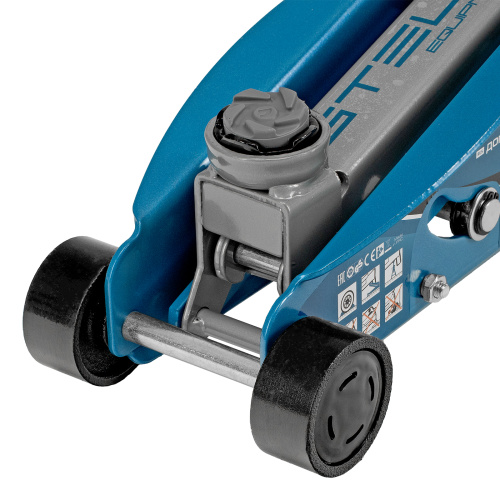 Домкрат гидравлический подкатной с фиксатором, 2.5 т, Safety Pin, 140-385 мм, в кейсе Stels по ценам производителя в Москве с доставкой по всей России