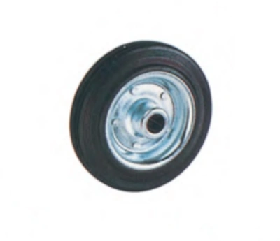 Колесо литая резина C 80 200 мм без втулки, чашек и болта (N) по ценам производителя в Москве с доставкой по всей России