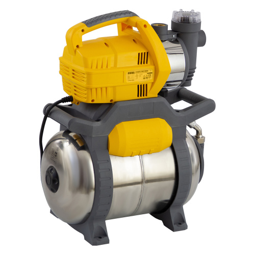 Насосная станция PSХ950X, Х-Pro, 950 Вт, 3300 л/ч, ресивер 24 л, подъем 38 м, нержавейка Denzel по ценам производителя в Москве с доставкой по всей России