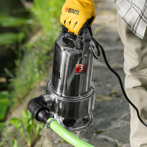Дренажный насос DPL800X, 800 Вт, подъем 7 м, 16500 л/ч Denzel по ценам производителя в Москве с доставкой по всей России