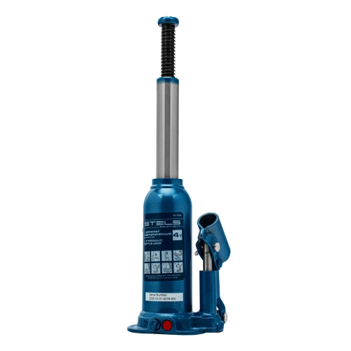 Домкрат гидравлический бутылочный, 4 т, h подъема 188-363 мм Stels по ценам производителя в Москве с доставкой по всей России