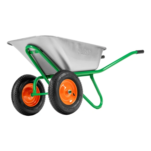 Тачка садово-строительная, 2-х колесная, усиленная, грузоподъемность 320 кг, объем 100 л Palisad по ценам производителя в Москве с доставкой по всей России