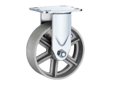 Колесо большегрузное неповоротное FCS 80 200 мм чугунное (F) по ценам производителя в Москве с доставкой по всей России