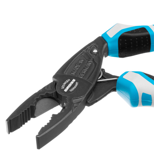 Плоскогубцы комбинированные с изогнутой головой, трехкомпонентные рукоятки, 200 мм Gross по ценам производителя в Москве с доставкой по всей России