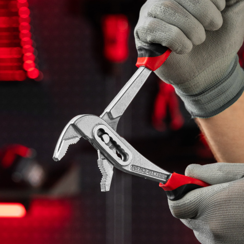 Клещи переставные Nickel (белый) 250 мм, хром-ванадий, двухкомпонентные рукоятки Matrix по ценам производителя в Москве с доставкой по всей России