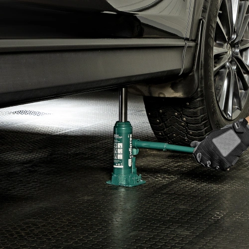 Домкрат гидравлический бутылочный, 3 т, 180-320 мм, в пласт. кейсе Сибртех по ценам производителя в Москве с доставкой по всей России