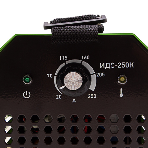 Инверторный аппарат дуговой сварки ИДС-250K, 250 А, ПВ 80%, диаметр электрода 1,6-5 мм Сибртех по ценам производителя в Москве с доставкой по всей России