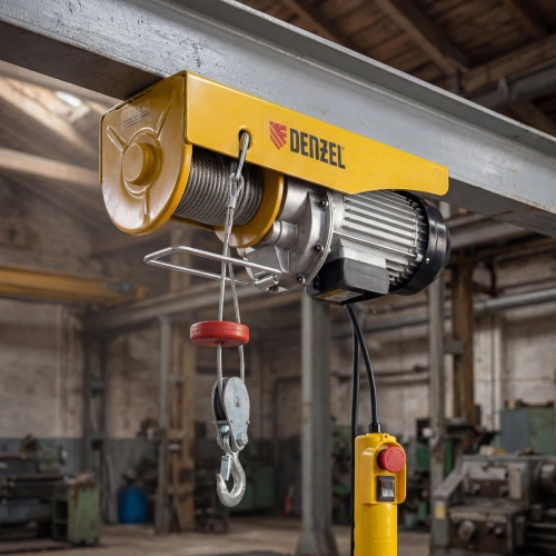 Тельфер электрический TF-1000,1 т, 1600 Вт, высота 12 м, 8 м/мин Denzel по ценам производителя в Москве с доставкой по всей России
