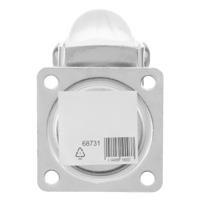 Колесо ПУ прозрачное поворотное d-35 мм, крепление платформенное Сибртех по ценам производителя в Москве с доставкой по всей России