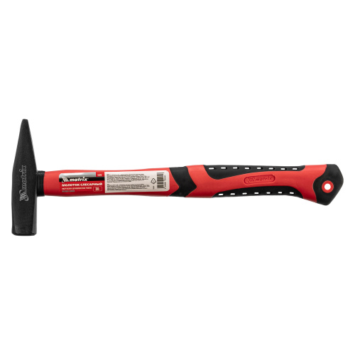 Молоток слесарный, 300 г, фибергласовая обрезиненная рукоятка Matrix по ценам производителя в Москве с доставкой по всей России