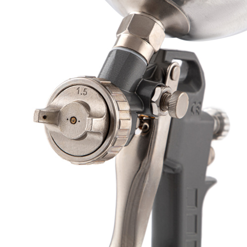 Краскораспылитель пневматический с верхним бачком V 1, 0 л, сопло D 1.2, 1.5 и 1.8 мм Matrix по ценам производителя в Москве с доставкой по всей России