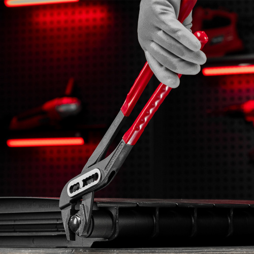 Клещи переставные 400 мм, хром-ванадий, обливные рукоятки Matrix по ценам производителя в Москве с доставкой по всей России